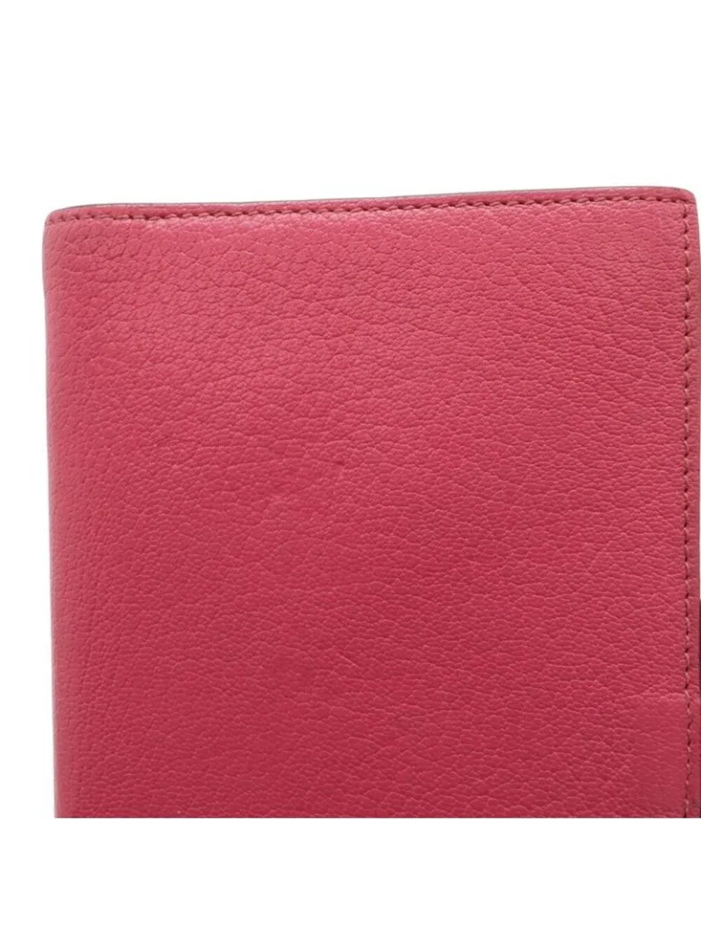 Hermes Agenda Vision Notebook Cover Chevre Leather Fuchsia Pink